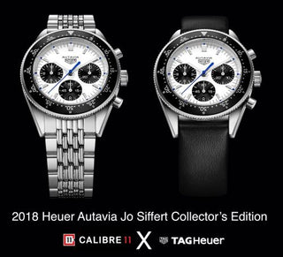 TAG Heuer - CBE2114.BA0687  Autavia Heuer 02 Stainless Steel / Panda / Bracelet / Jo Siffert