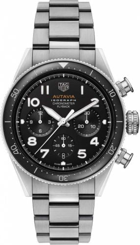 TAG Heuer - CBE5113.BA0650  Autavia Heuer 02 Isograph Stainless Steel / Black / Bracelet