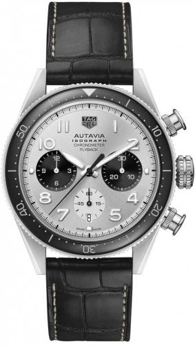 TAG Heuer - CBE5114.FC8279  Autavia Heuer 02 Isograph Stainless Steel / Panda  / Strap