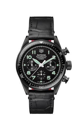 TAG Heuer - CBE511C.FC8280  Autavia Heuer 02 Chronometer Flyback DLC / Black