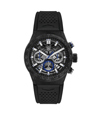 TAG Heuer - CBG2017.FT6143  Carrera Calibre Heuer 02 43 Carbon / Skeleton / Rubber