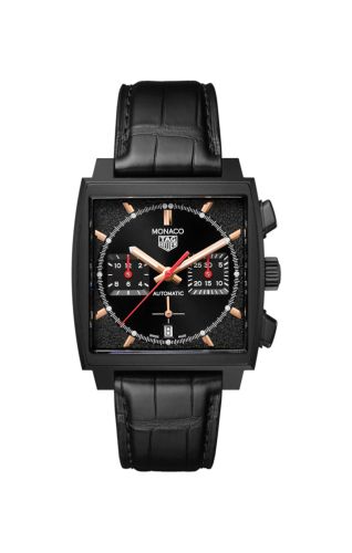 TAG Heuer - CBL2180.FC6497  Monaco Calibre Heuer 02 Titanium DLC / Black