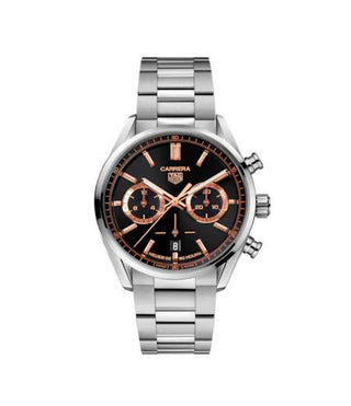 TAG Heuer - CBN2019.BA0642  Carrera Calibre Heuer 02 42 Stainless Steel / Japan