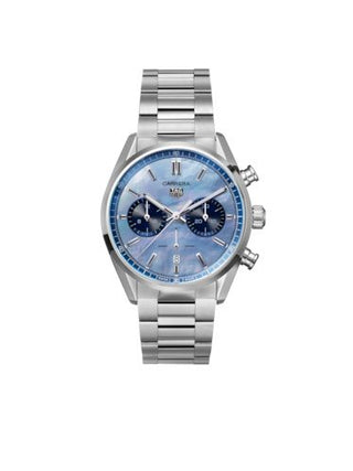 TAG Heuer - CBN201E.BA0642  Carrera Calibre Heuer 02 42 Stainless Steel / Blue MOP / Japan