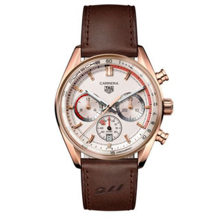 TAG Heuer - CBS2040.FC8318  Carrera Chronosprint Glass Box 42 Rose Gold / Porsche 2023