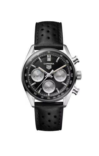 TAG Heuer - CBS2210.FC6534  Carrera Chronograph Glass Box Stainless Steel / Black