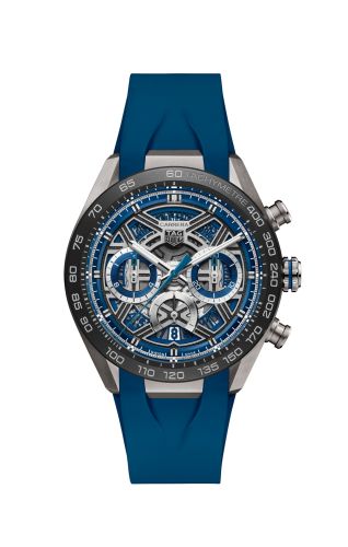 TAG Heuer - CBU2081.FT6274  Carrera Chronograph Extreme Sport Titanium - Ceramic / Blue / Rubber