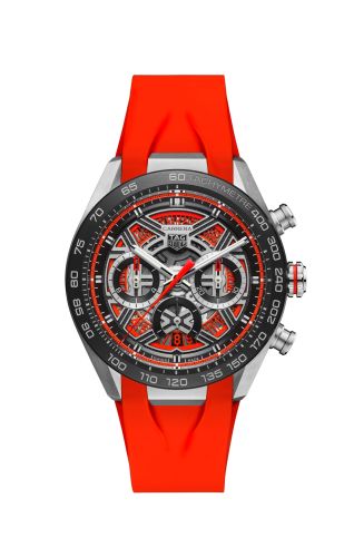 TAG Heuer - CBU2082.FT6275  Carrera Chronograph Extreme Sport Titanium - Ceramic / Orange / Rubber