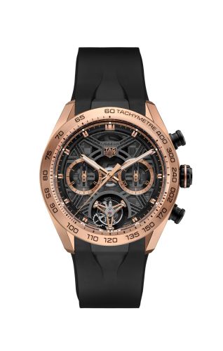 TAG Heuer - CBU5050.FT6273  Carrera Chronograph Tourbillon  Extreme Sport Rose Gold - Titanium / Grey / Rubber