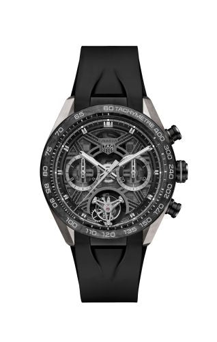 TAG Heuer - CBU5080.FT6272  Carrera Chronograph Tourbillon  Extreme Sport Titanium - Forged Carbon / Black / Rubber