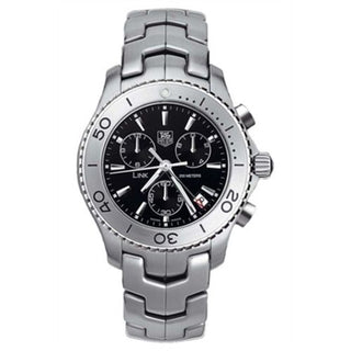 TAG Heuer - CJ1110.BA0576  Link Quartz Chronograph 1/10th Stainless Steel / Black