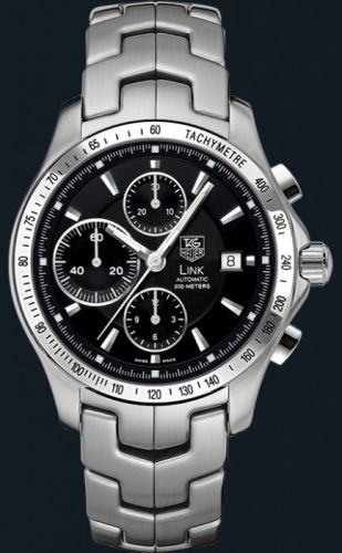 TAG Heuer - CJF2110.BA0576  Link Automatic Chronograph Stainless Steel / Black