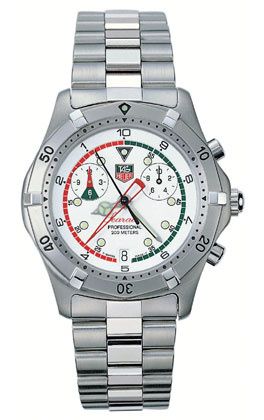 TAG Heuer - CK111R.BA0328  2000 Searacer Stainless Steel / Silver / Bracelet