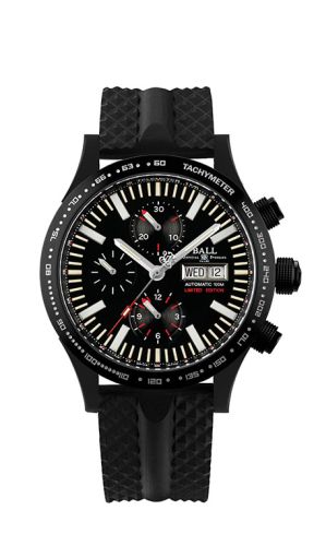 Ball Watch - CM2192C-P3-BK  Fireman Storm Chaser DLC Glow / Black / Rubber