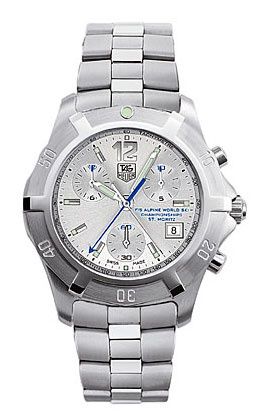 TAG Heuer - CN111C.BA0337  2000 Exclusive Chronograph Quartz Stainless Steel / Alpine Ski World Championship St. Moritz