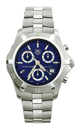 TAG Heuer - CN111G.BA0337  2000 Exclusive Chronograph Quartz Stainless Steel / Blue