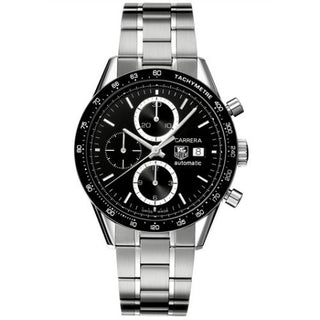 TAG Heuer - CV2010.BA0794  Carrera Calibre 16 41 Stainless Steel / Black / Bracelet