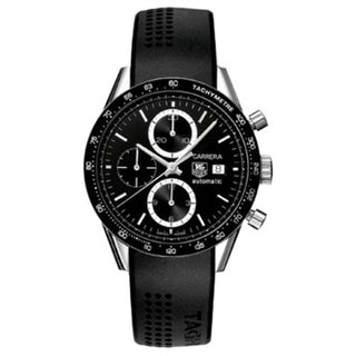 TAG Heuer - CV2010.FT6007  Carrera Calibre 16 41 Stainless Steel / Black / Rubber