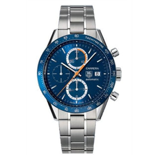 TAG Heuer - CV2015.BA0786  Carrera Calibre 16 41 Stainless Steel / Blue / Bracelet