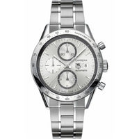 TAG Heuer Carrera Calibre 16 Day Date 43 Stainless Steel / Silver / Bracelet (CV2017.BA0794)