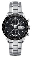 TAG Heuer Carrera Calibre 16 Day Date 41 Stainless Steel / Black / Alligator (CV201AG.BA0725)