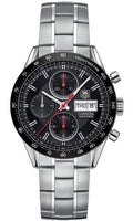 TAG Heuer Carrera Calibre 1887 43 Stainless Steel / Black / Alligator (CV201AH.BA0725)