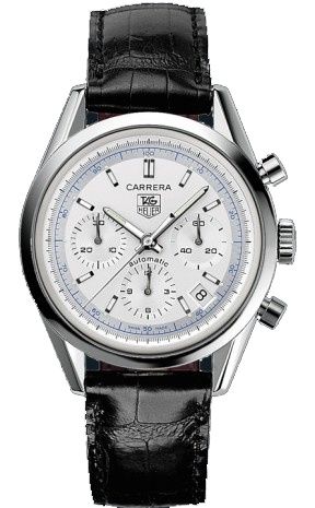 TAG Heuer - CV2110.FC6180  Carrera Automatic Chronograph Stainless Steel / Silver