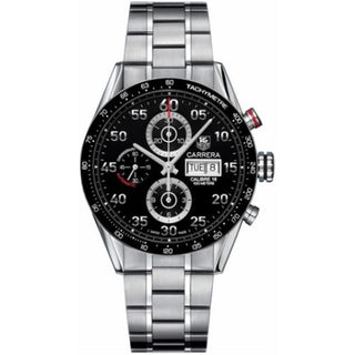 TAG Heuer - CV2A10.BA0796  Carrera Calibre 16 Day Date 43 Stainless Steel / Black / Bracelet