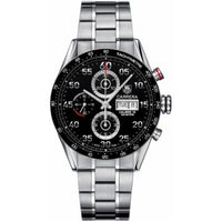 TAG Heuer Carrera Calibre 16 Day Date 43 Stainless Steel / Silver / Alligator (CV2A10.BA0796)