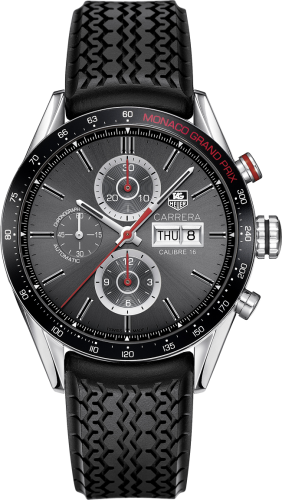 TAG Heuer - CV2A1M.FT6033  Carrera Calibre 16 Day Date 43 Stainless Steel / Grey / Monaco Grand Prix