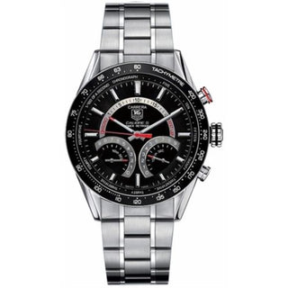 TAG Heuer - CV7A10.BA0795  Carrera Calibre S Laptimer 43 Stainless Steel / Black / Bracelet