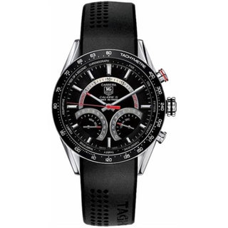 TAG Heuer - CV7A10.FT6012  Carrera Calibre S Laptimer 43 Stainless Steel / Black / Rubber