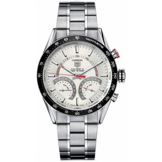 TAG Heuer - CV7A11.BA0795  Carrera Calibre S Laptimer 43 Stainless Steel / Silver / Bracelet