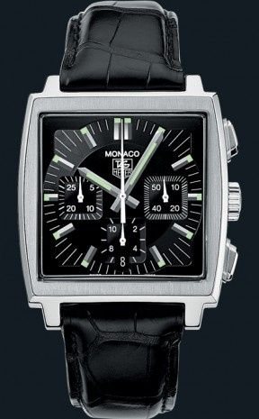 TAG Heuer - CW2111.FC6177  Monaco Calibre 17 Stainless Steel / Black