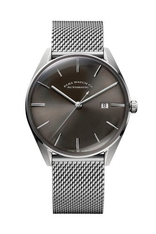 Elka Watch Co. - D03-1001  D-Series Stainless Steel / Grey / Milanese