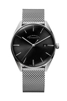 Elka Watch Co. D-Series Stainless Steel / Black / Leather (D04-1001)