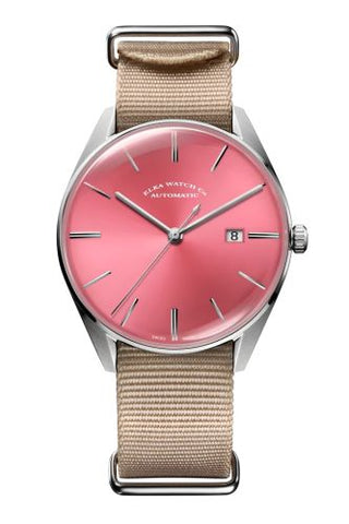 Elka Watch Co. - D06-0901  D-Series Stainless Steel / Pink / NATO