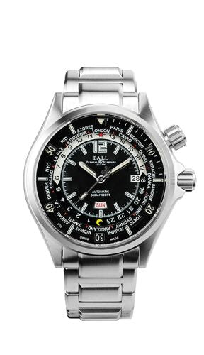 Ball Watch - DG2022A-SAJ-BK  Engineer Master II Diver Worldtime