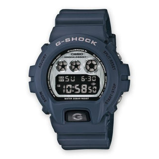 Casio - DW-6900HM-2  DW-6900HM-2 Navy Blue Brushed Steel