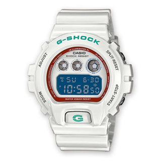 Casio - DW-6900SN-7ER  DW-6900SN-7 White Red