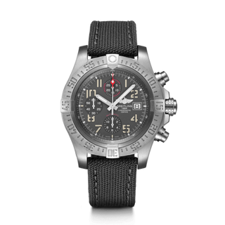 Breitling - E13383101M1W1  Avenger Bandit Titanium / Titanium Gray / Silver Hands / Military / Pin