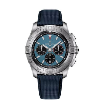 Breitling - EB0148101C1X1  Super Avenger B01 Chronograph 46 Titanium / Blue / Strap