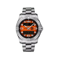 Breitling Aerospace B70 Orbiter Titanium / Orange / Rubber (EB70101A1O1E1)