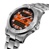 Breitling - EB70101A1O1E1  Aerospace B70 Orbiter Titanium / Orange / Bracelet