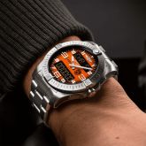 Breitling - EB70101A1O1E1  Aerospace B70 Orbiter Titanium / Orange / Bracelet