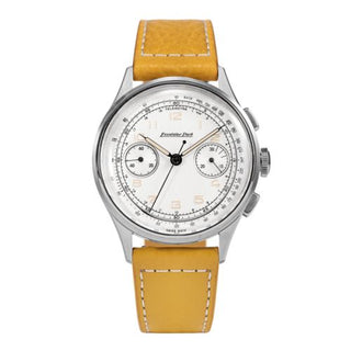 Excelsior Park - EP95002-YE  Chronograph Stainless Steel / White / Yellow-Brown Matte