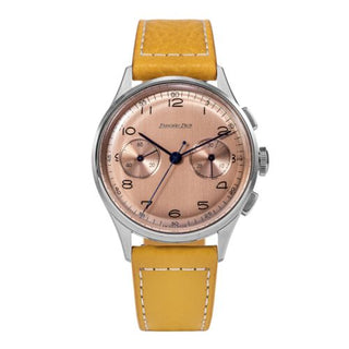 Excelsior Park - EP95004-YE  Chronograph Stainless Steel / Salmon / Yellow-Brown Matte