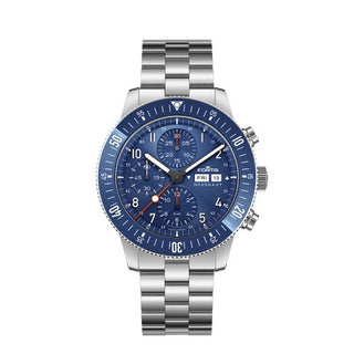 Fortis - F2040012  Novonaut N-42 Cobalt Blue Edition / Block Bracelet