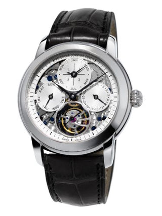 Frederique Constant - FC-975S4H6  Classic Tourbillon Perpetual Calendar Manufacture / Silver / Skeleton