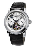 Frederique Constant Classic Tourbillon Perpetual Calendar Manufacture / Silver / Skeleton (FC-975S4H6)